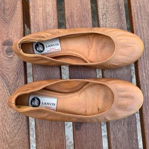 Brown Lanvin ballet flats size FR 36